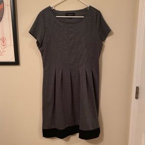 Grey and black dress